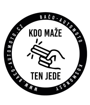 Merch samolepka - Kdo maže ten jede